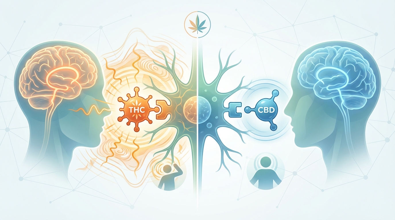 cbd vs thc - Effets psychoactifs : pourquoi le THC vous 'plane' et pas le CBD