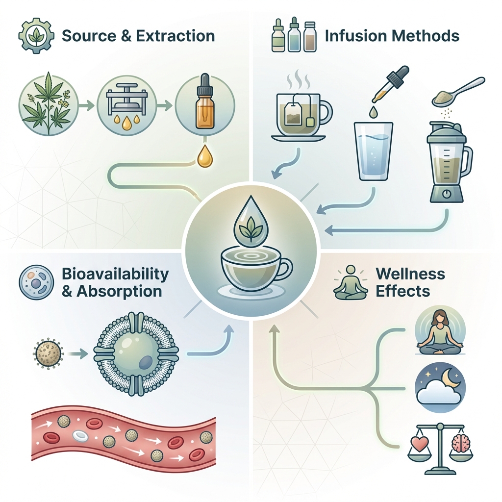 Infographie infusion cbd