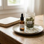 comparatif huile cbd fleur gélule - Image de couverture